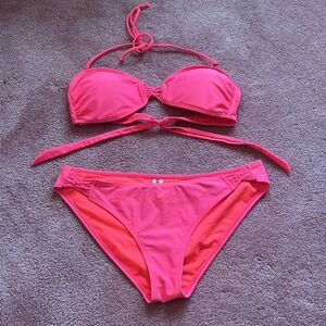 Apollo Swim Bright Pink Bikini Set Size XL